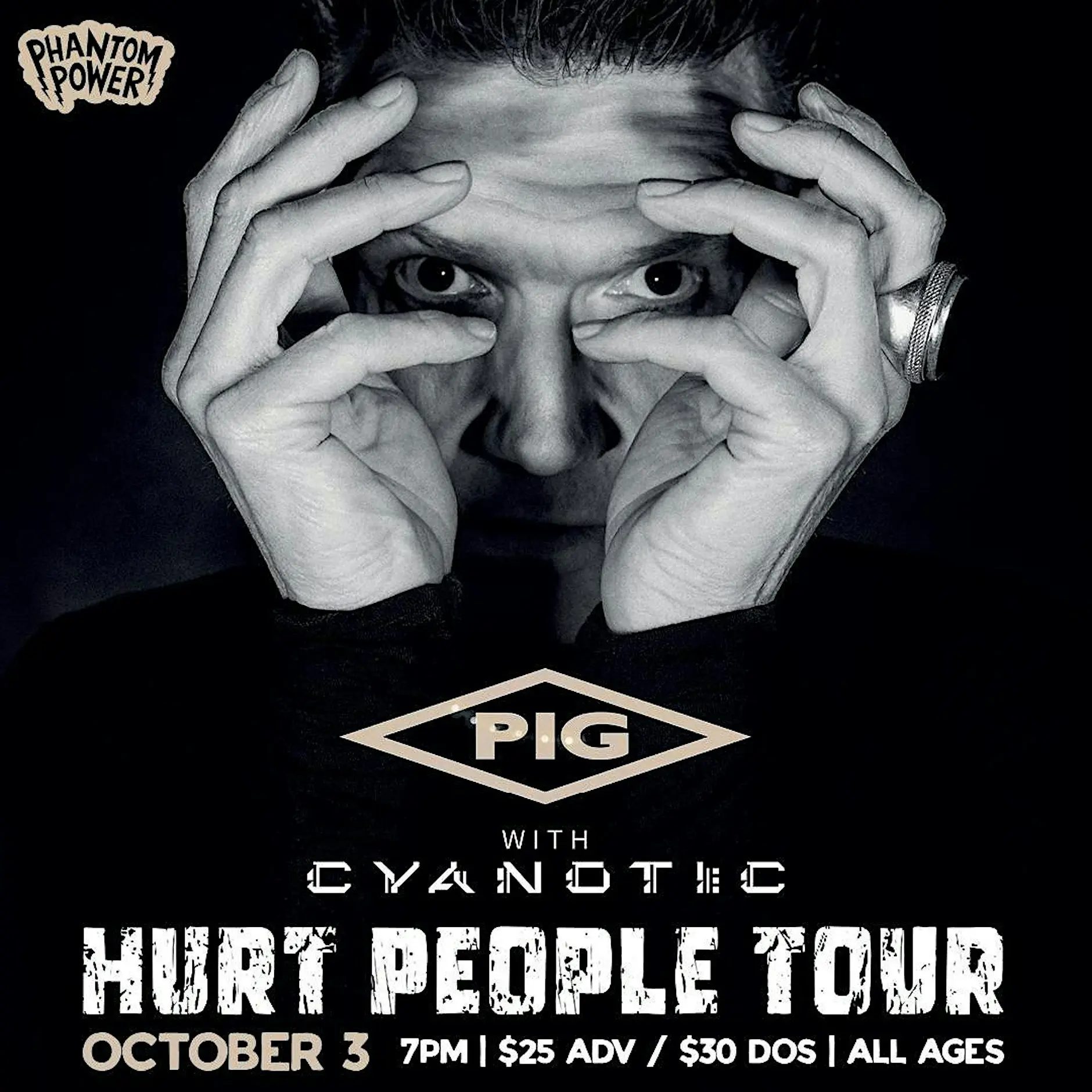 PIG 2026 live concert poster